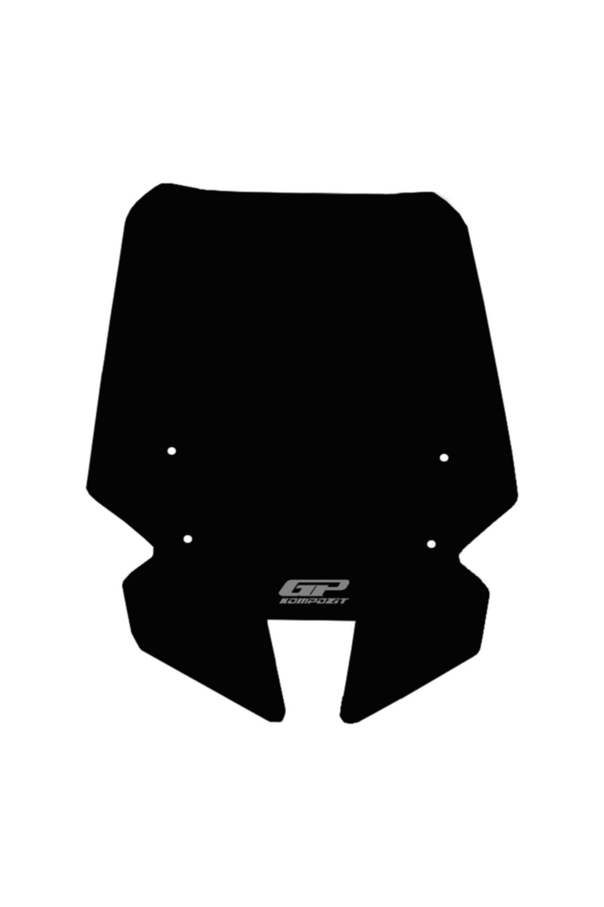 GP KOMPOZİT Yamaha Mt-07 2020 Uyumlu Ön Cam Siyah 42 Cm