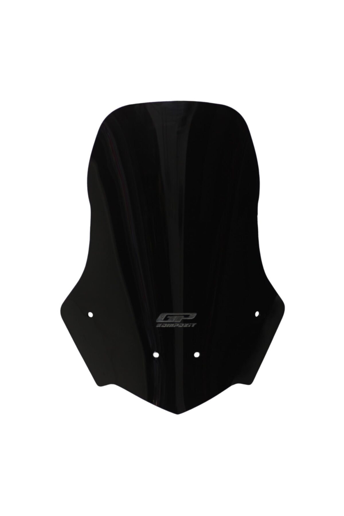 GP KOMPOZİT Benelli Bn 251 2017-2019 Uyumlu Ön Cam Siyah 48 Cm