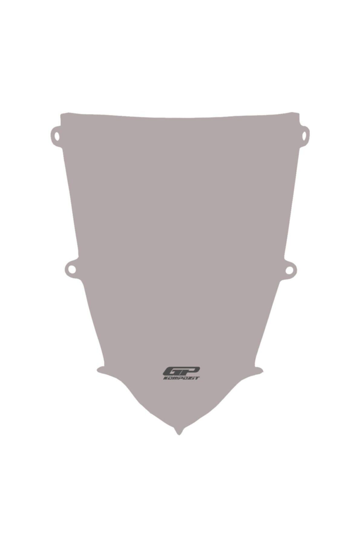 GP KOMPOZİT Yamaha R6 2017-2020 Uyumlu Ön Cam Siyah 37 Cm