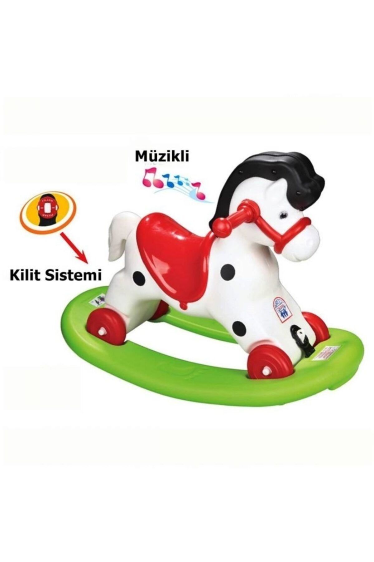 Burnis Toy Lina Oyuncak Pilsan Müzikli Sallanan At Poşetli 5