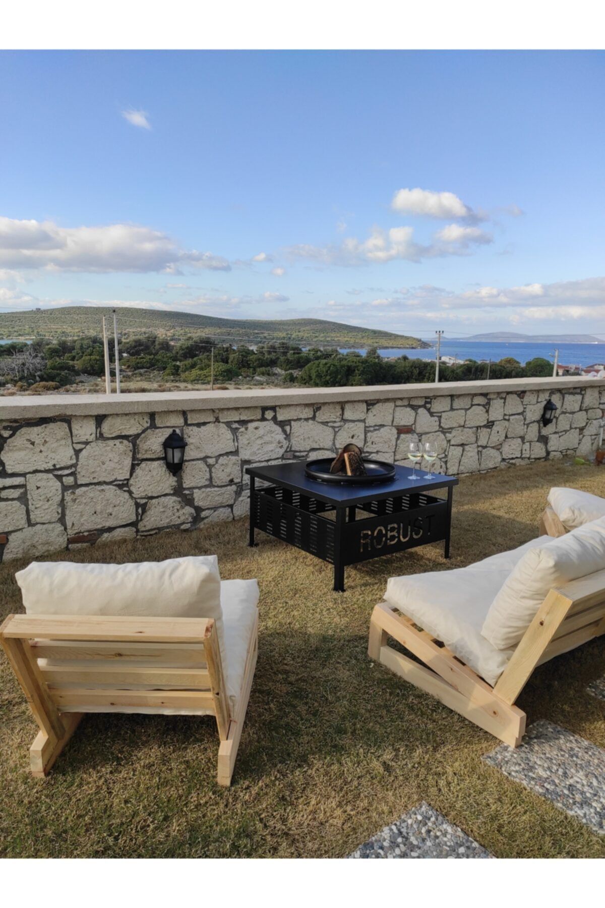 ROBUST Home garden Robust Arinnak Ateş Çukuru Bahçe Şöminesi Soba Mangal