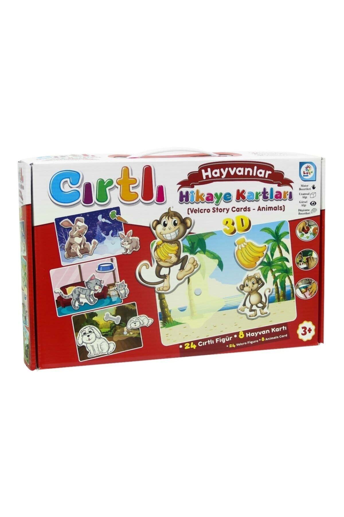 Burnis Toy Toys Cırtlı Hikaye Kartları Hayvanlar Fırsat