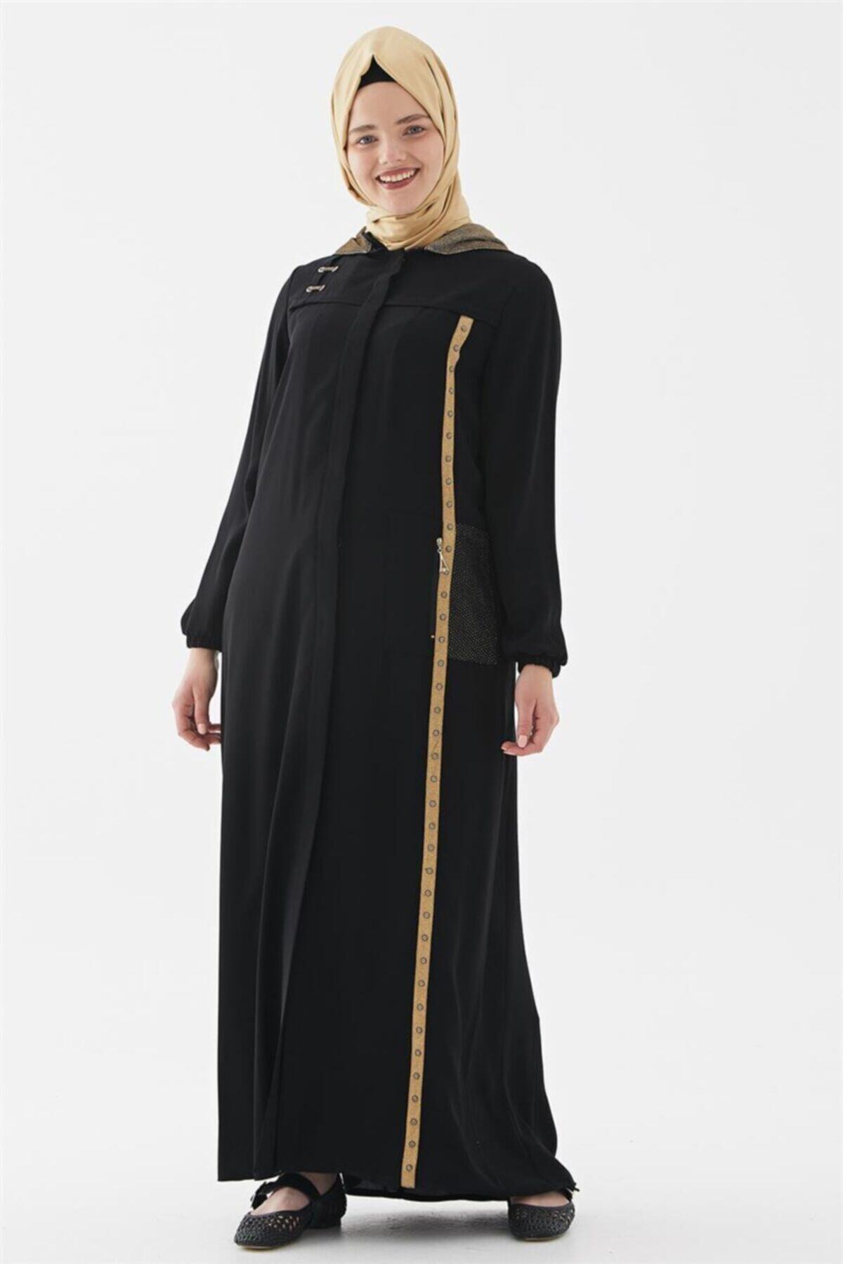 Vivencia Gold Taş Şeritli Pardesü