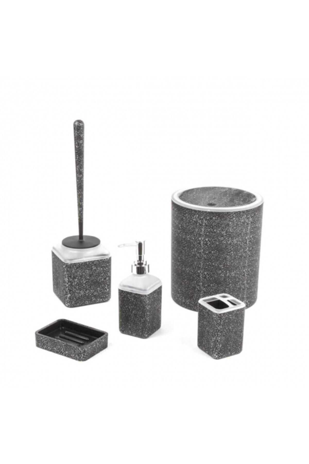 EWs Ew's Granit Siyah Banyo Takımı