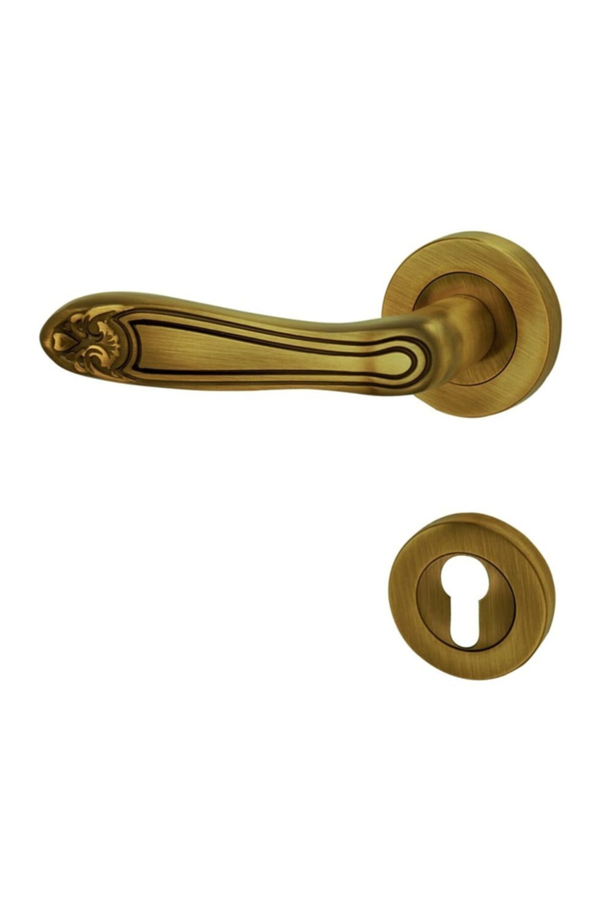 DOĞANLAR KAPI KOLLARI Doğanlar Hitit Olifka Rozetli Kapı Kolu