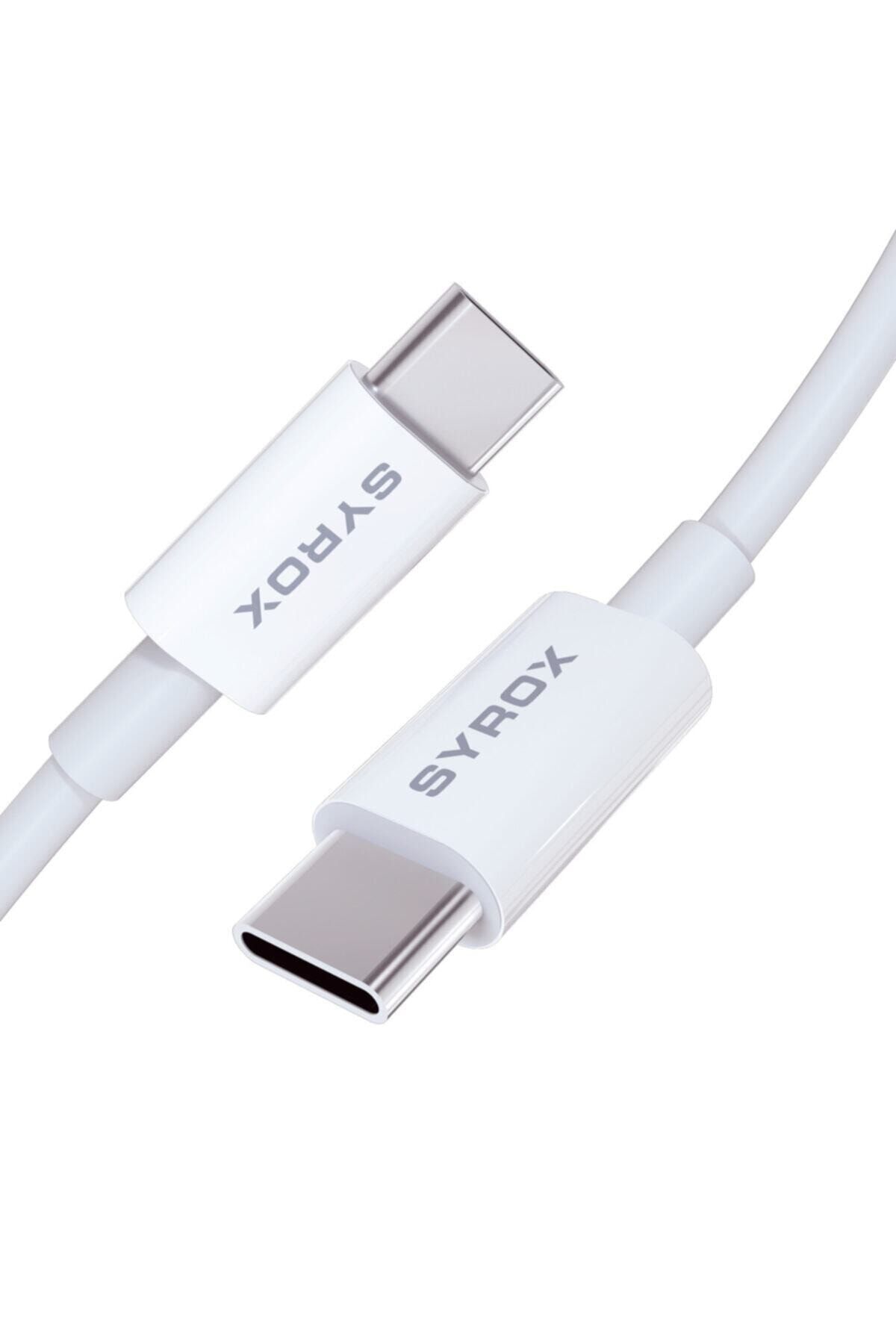Syrox C94 3.0a Type-c To Type-c Şarj Ve Senkron Kablosu