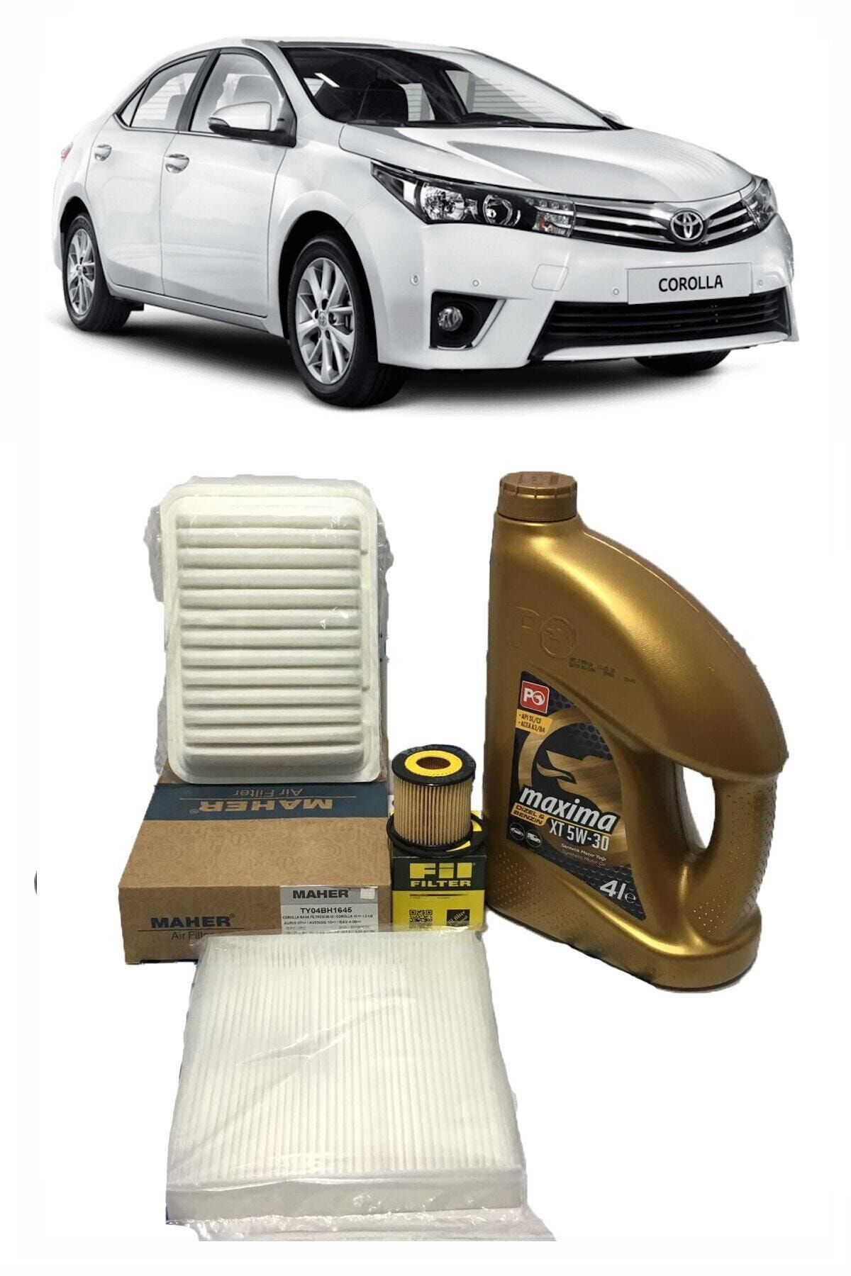 CARDANADAM 2013-2019 Toyota Corolla  Uyumlu 1.33 1.6 Benzinli Motorlar İçin Yağ Bakım Seti