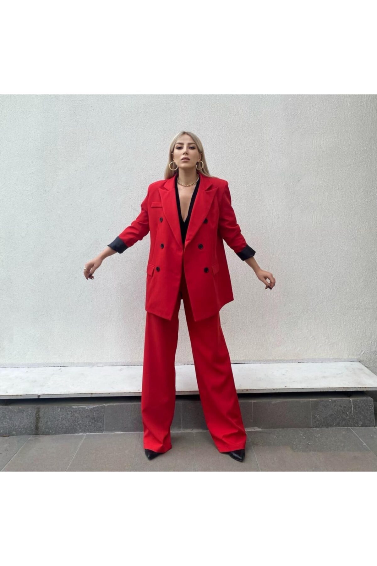 GASADA Blazer Ceket Pantolon Takım