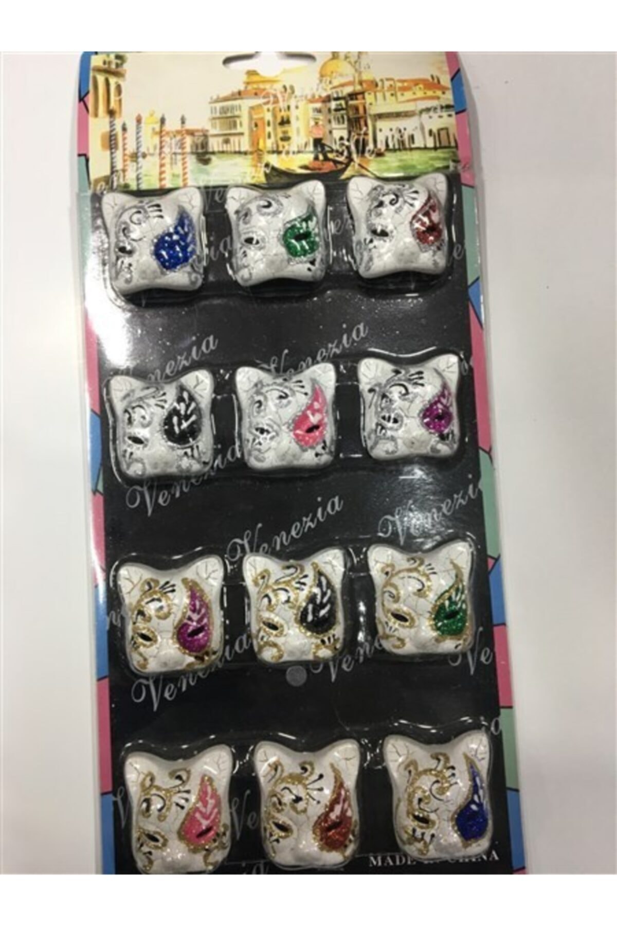 FLY BAZAAR Kedi Magnet Arkası Mıknatıslı