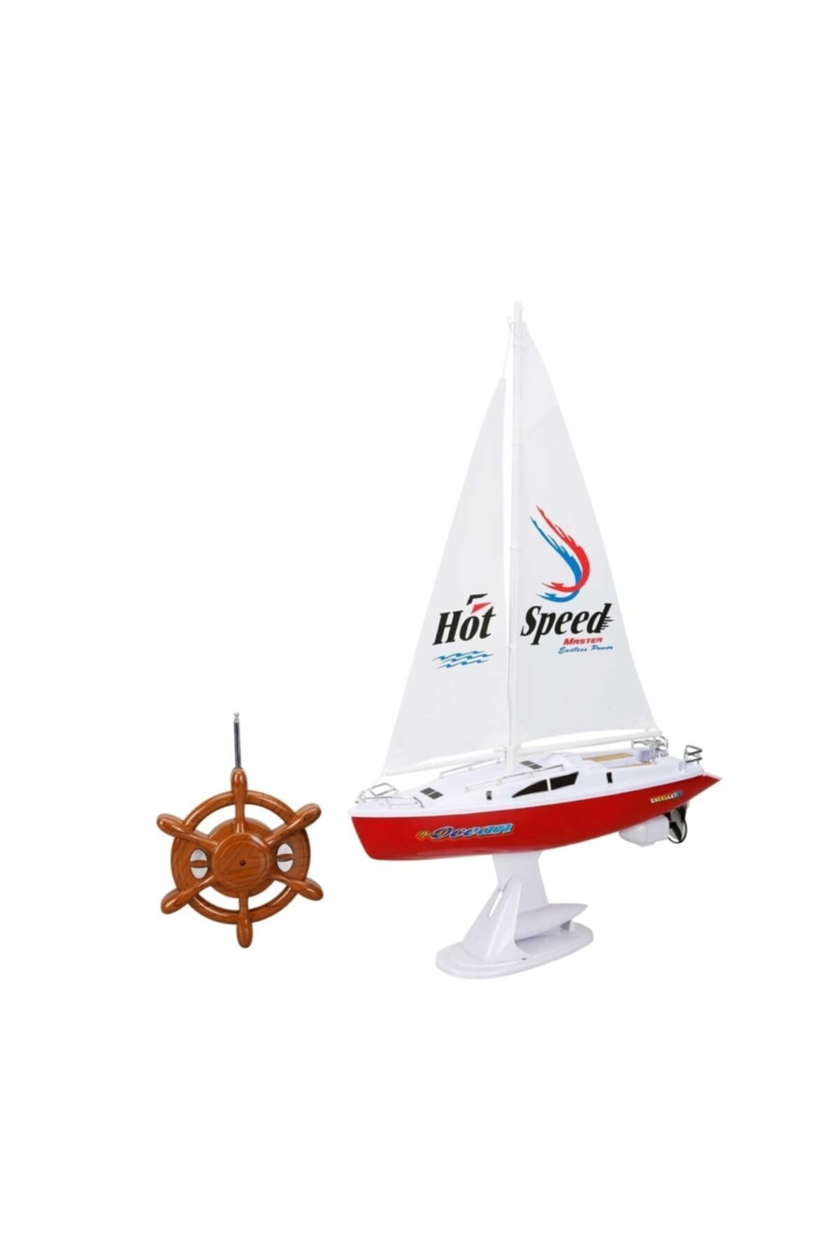 Burnis Toy Gerçek Uzaktan Kumandalı Yelkenli Tekne 38 Cm 99