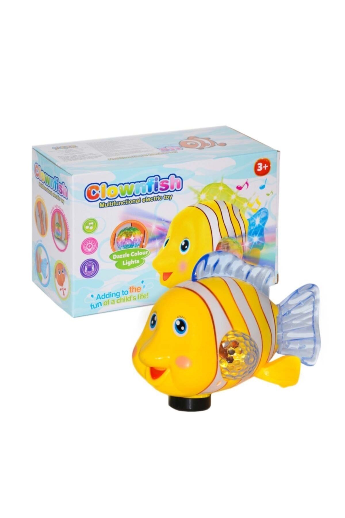 Burnis Toy Trend Kutulu Pilli Işıklı Balık Fırsat