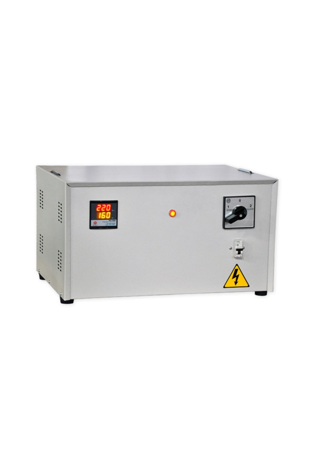 Demiriz Monofaze Tam Otomatik Servo Kontrollü Voltaj Regülatörleri 160 V - 250 V (ac) (1 Faz + Nötr) 37a