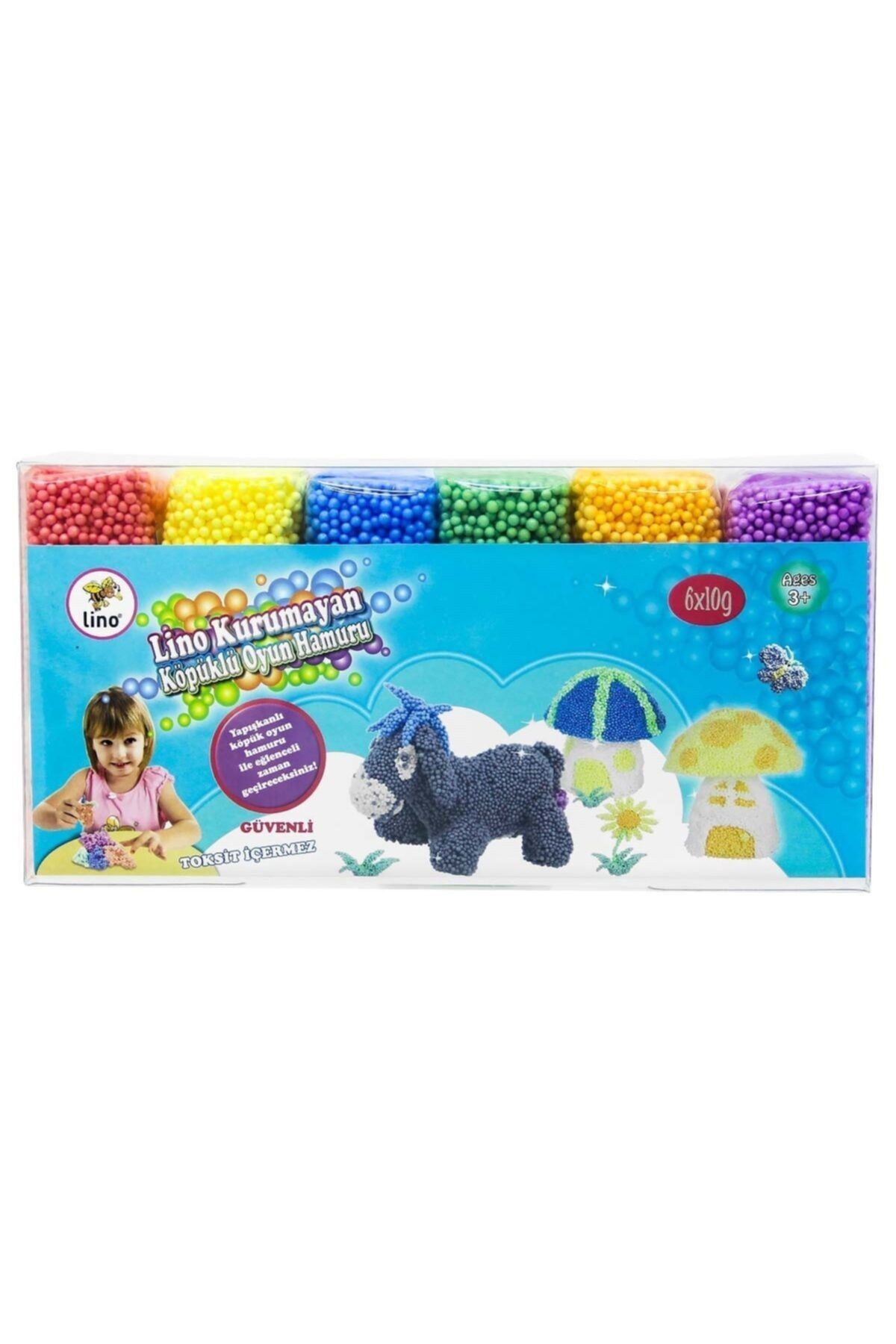 Burnis Toy Gerçek Lino Kurumayan Köpüklü Oyun Hamuru 99