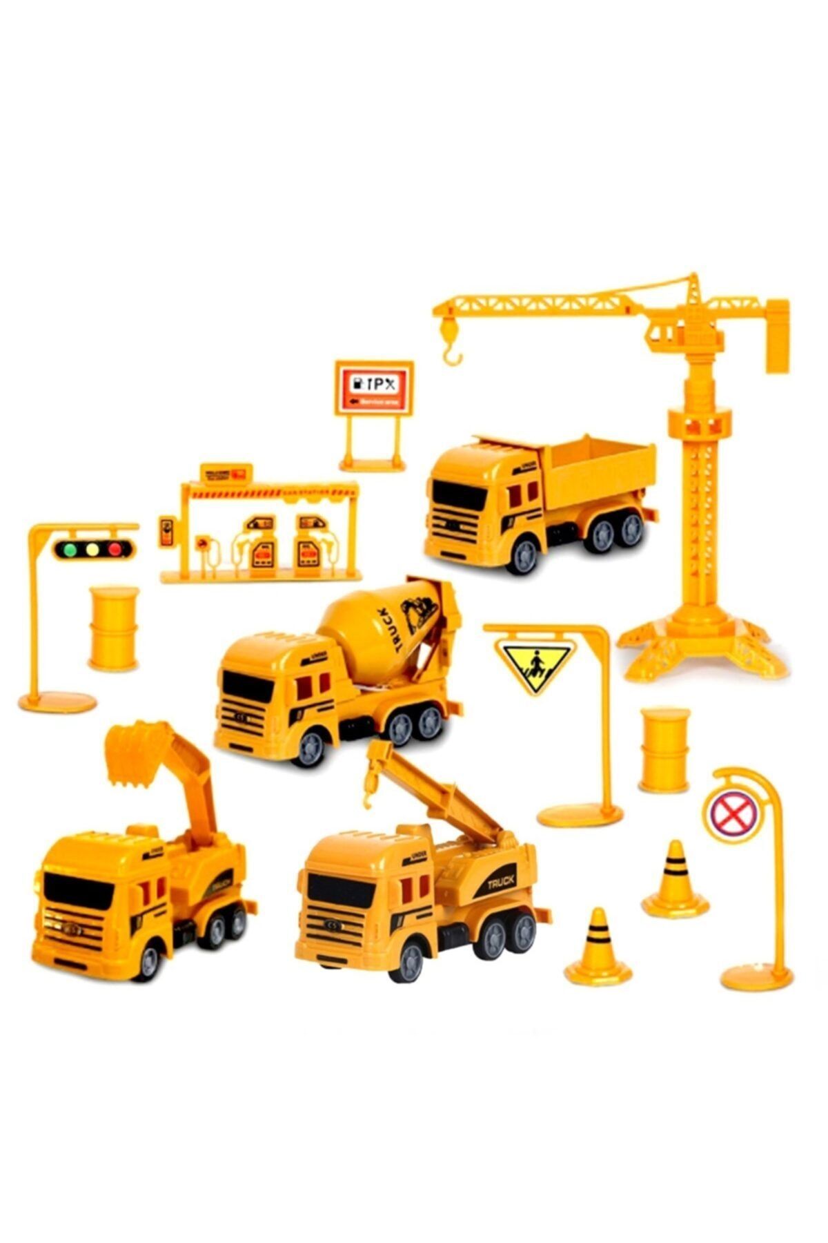 Burnis Toy Trend Truck Inşaat Seti 15 Parça Fırsat