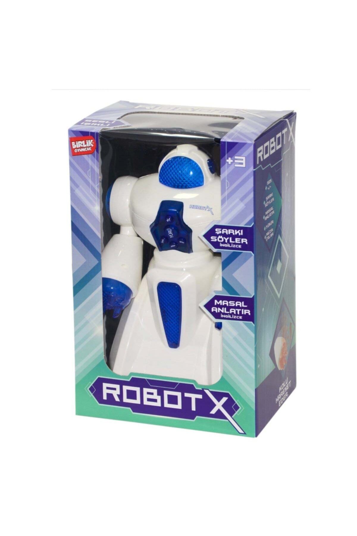 Burnis Toy Trend Kutulu Pilli Türkçe Konuşan Robot X Fırsat