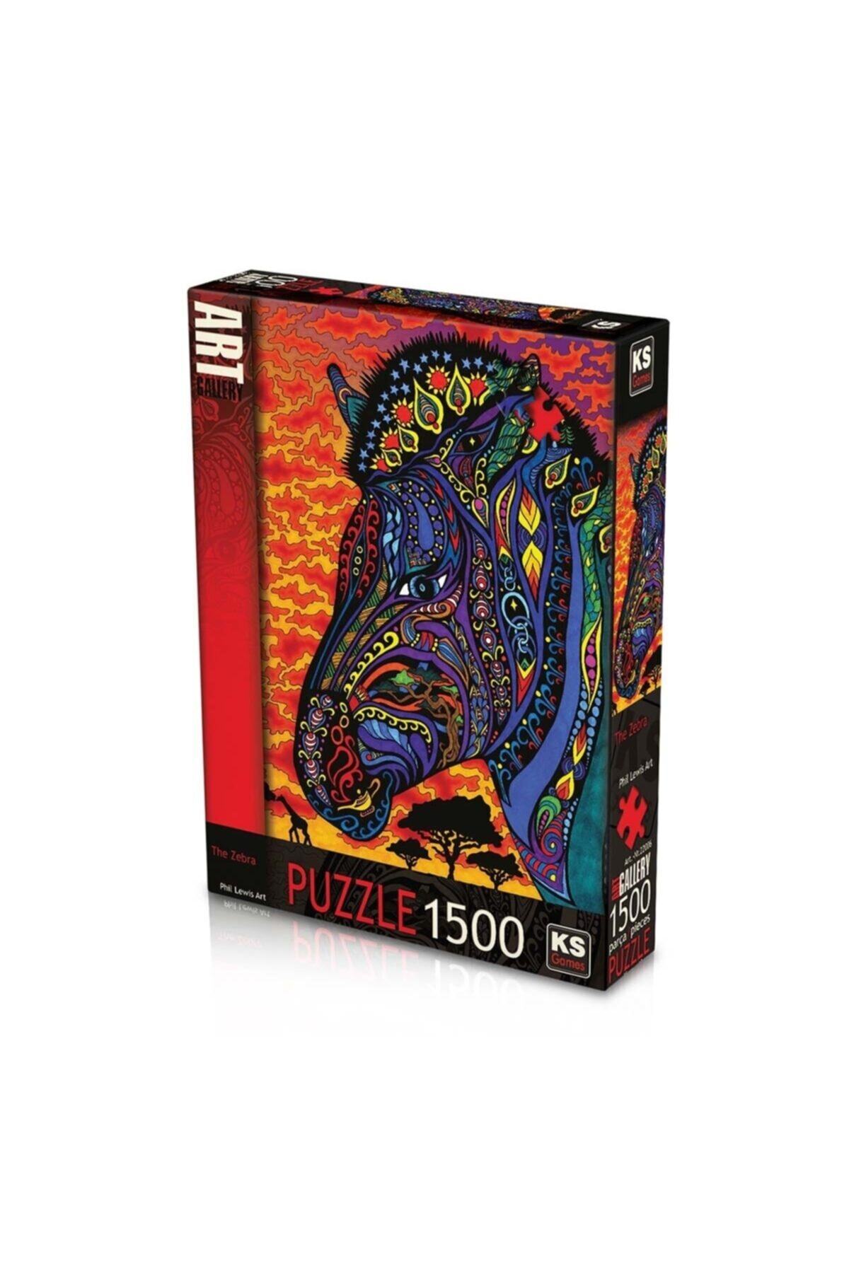 Burnis Toy Gerçek Ks The Zebra 1500 Parça Puzzle 99