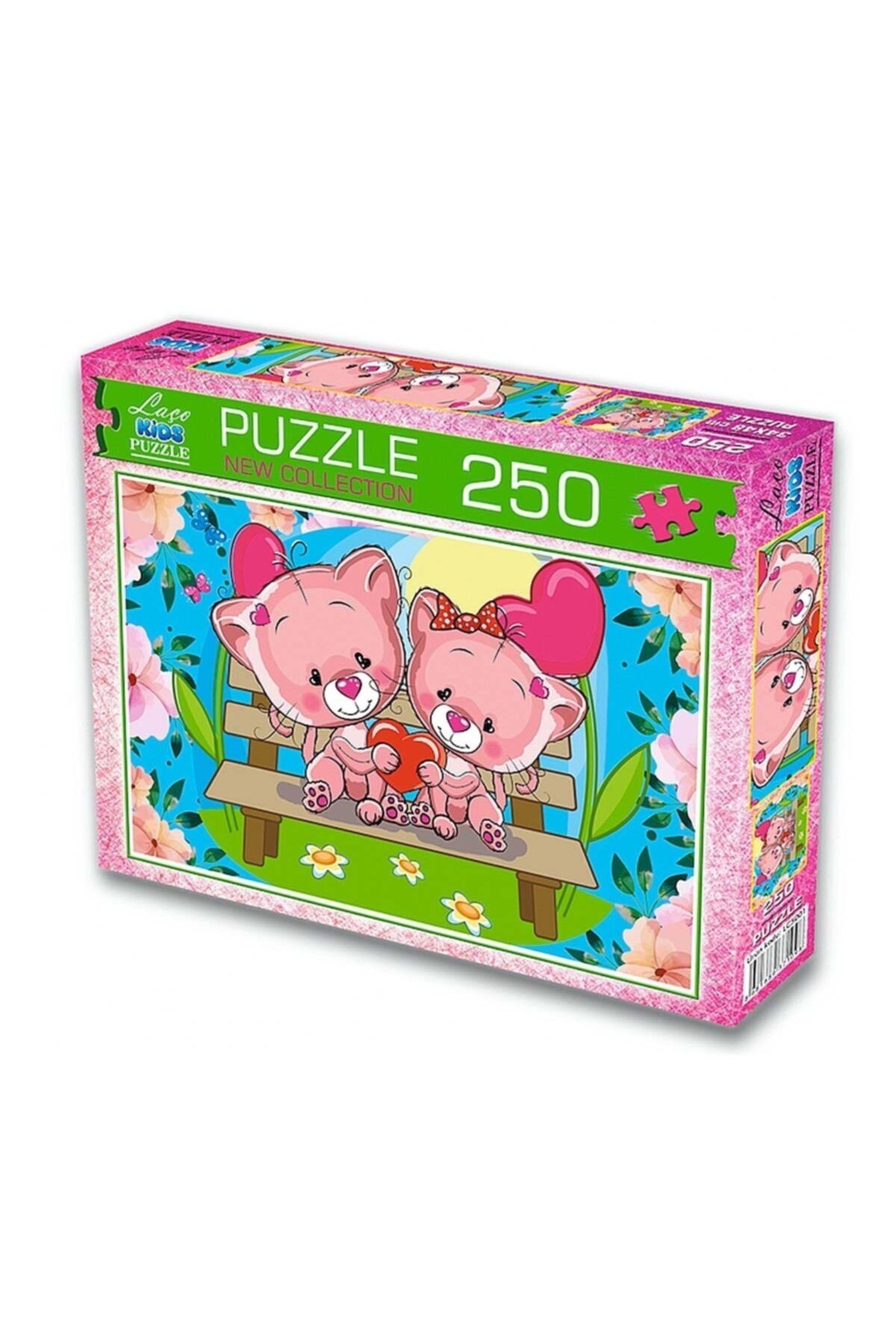 Burnis Toy Gerçek 250 Parça Pembe Ayıcıklar Puzzle 99