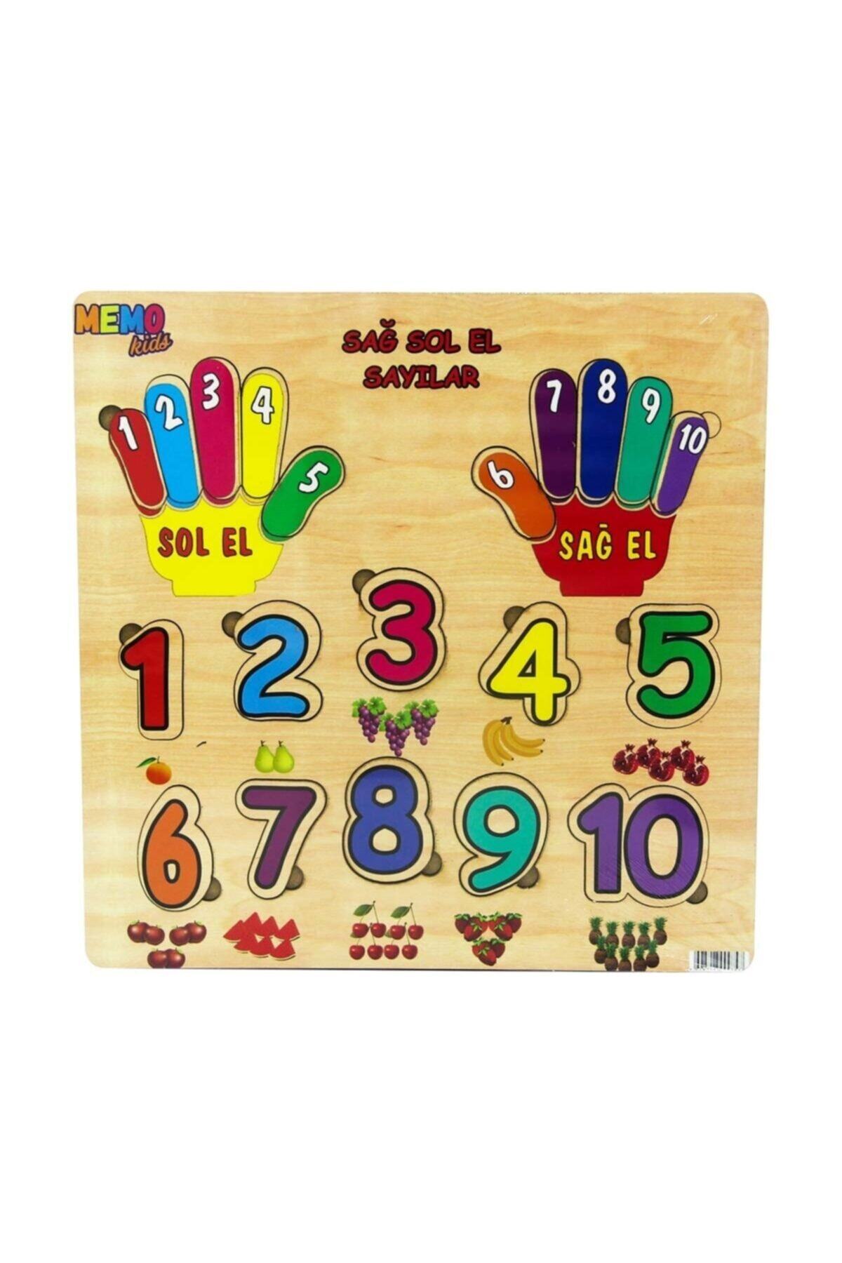 Burnis Toy Gerçek Memo Kids Eğitici Ahşap Puzzle 99