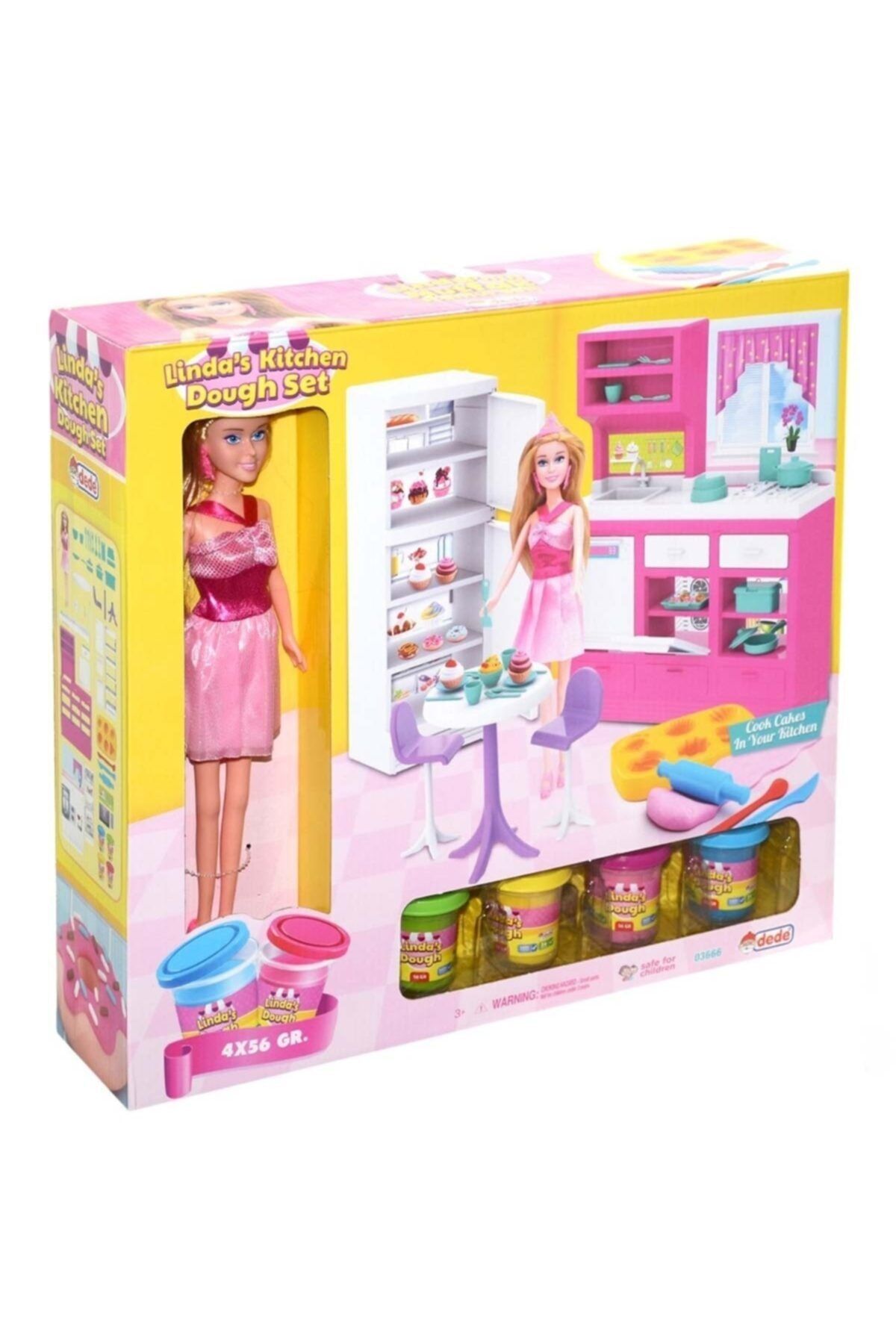Burnis Toy Trend Linda'nın Mutfağı Oyun Hamuru Seti Fırsat