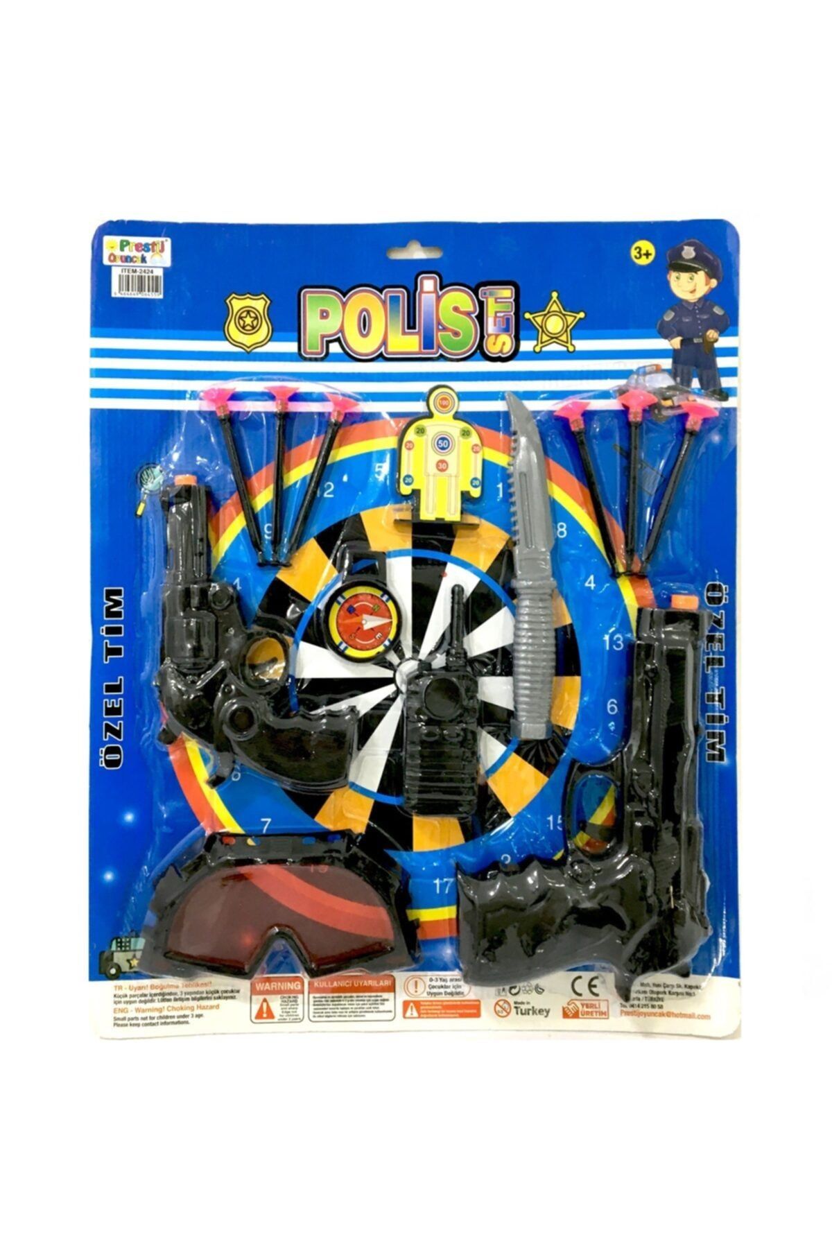 Burnis Toy Gerçek Kartela Özel Tim Polis Seti 99
