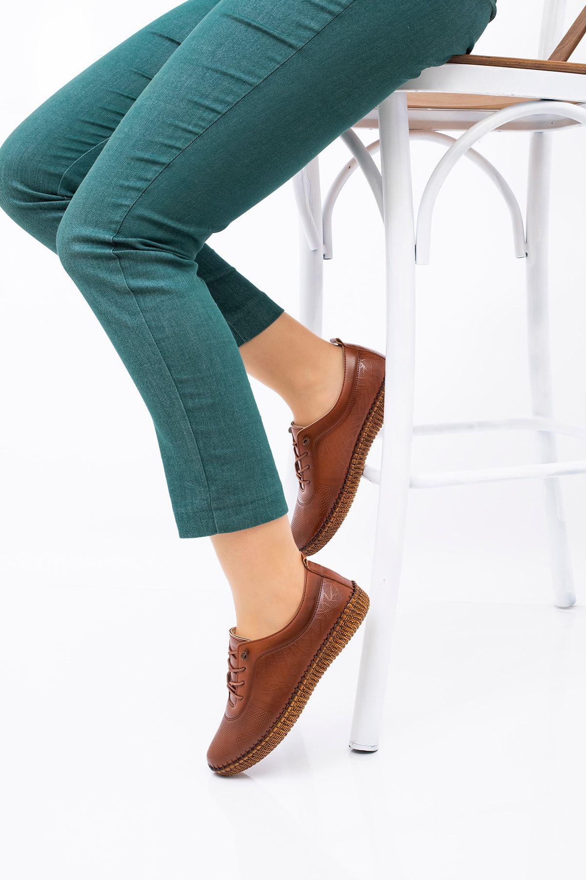 ACTIVESHOES Kadın Taba Günlük Ortopedik Ayakkabı
