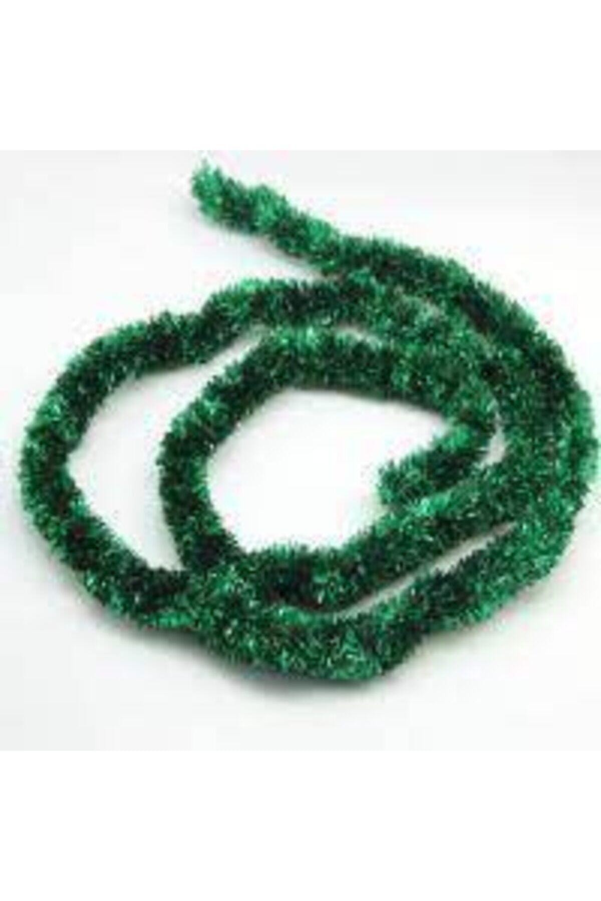 Deniz Party Store Yılbaşı Garland Sim Ağaç Süs Orta Boy 5 Cm 2 Metre 2 Adet Yeşil