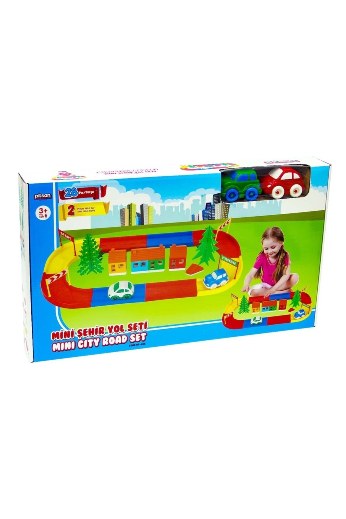 Burnis Toy Kampanya Pılsan Mini Şehir Yol Seti Fırsat