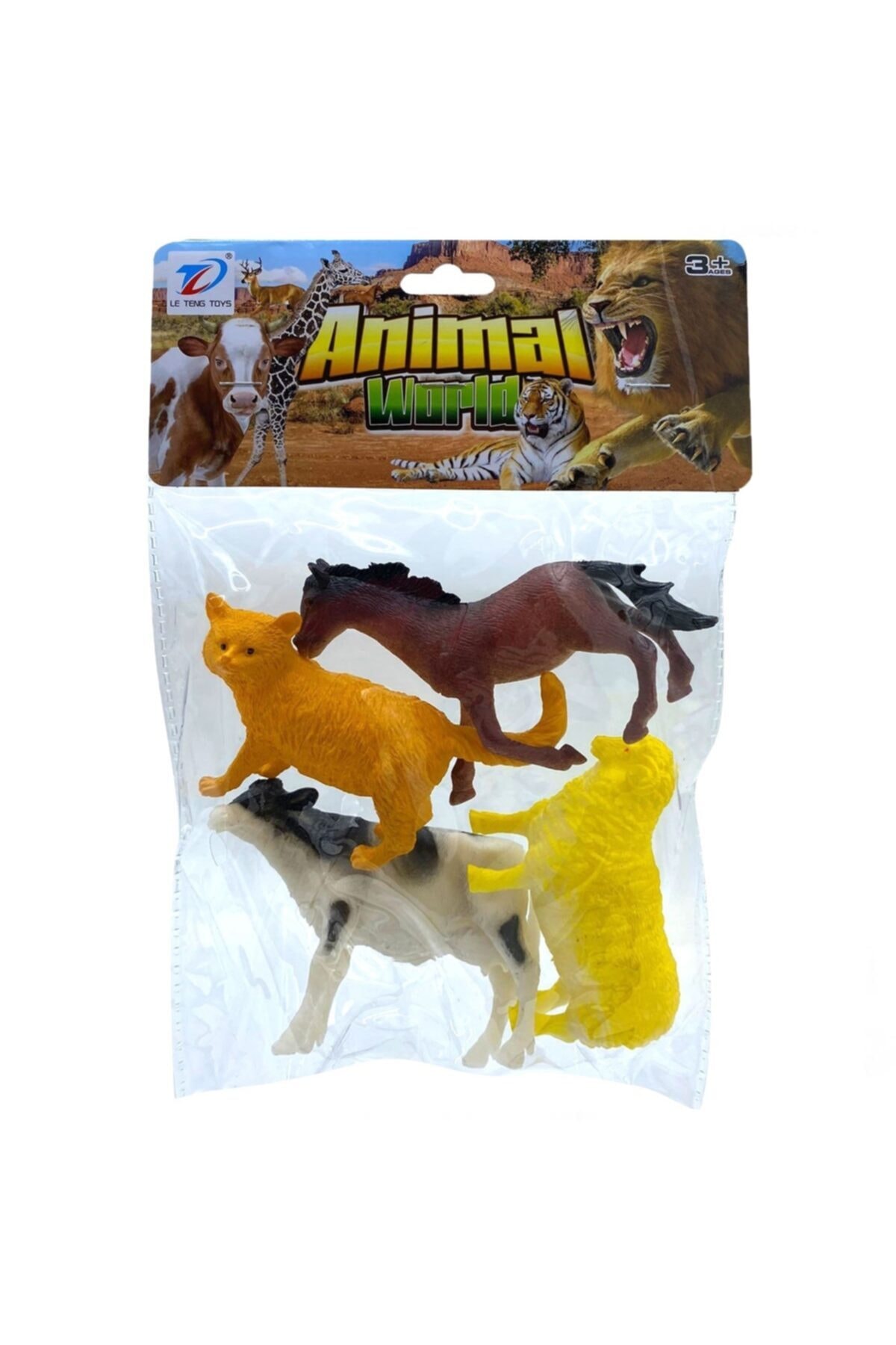 Burnis Toy Kampanya Poşette 4 Parça Evcil Hayvan Seti 888a-1 Fırsat