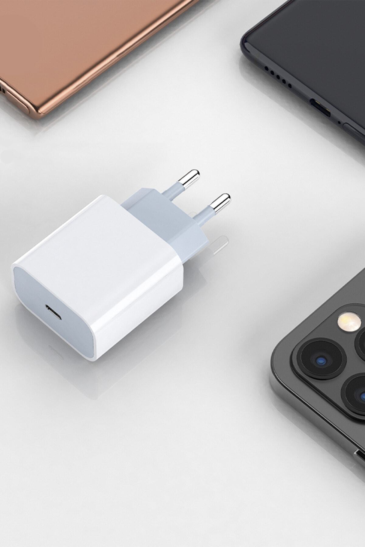 ERSESUAR Iphone 11 Pro Uyumlu Yeni Nesil Type-c Girişli Şarj Aleti Kafa Hızlı Şarz Cihazı Adaptör