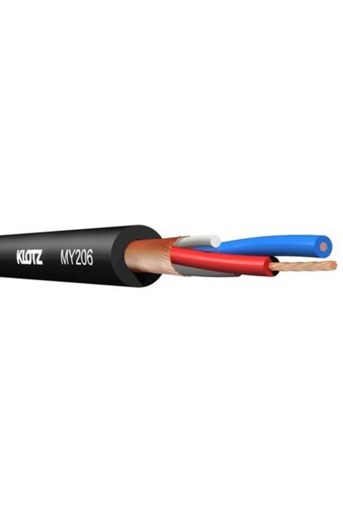 Klotz & Neutrik Xlr Dişi - Rca Profesyonel Balanslı Kablo Mavi - 10 Metre