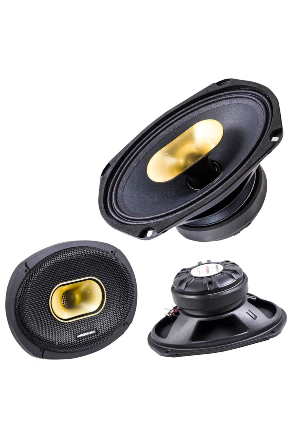 ForX Oto Hoparlör Oval 6x9 250w Rms 80w Mıdrange 2 Adet Xmd-69h