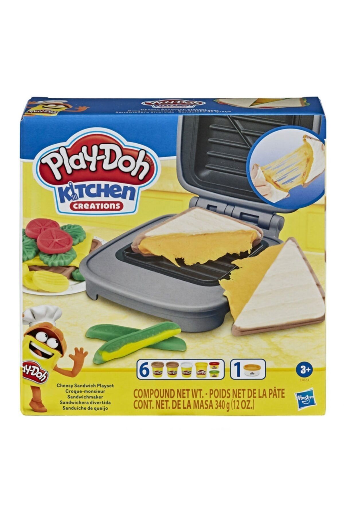 Burnis Toy Gerçek Play-doh Tost Makinesi Oyun Seti E7623 99