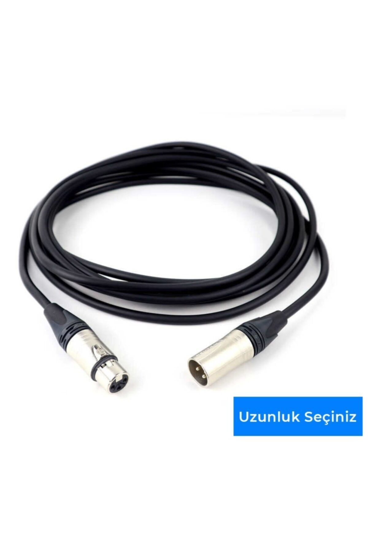 Klotz & Neutrik Balanslı Xlr Erkek - Xlr Dişi Hoparlör - Mikrofon Kablosu Mavi - 5 Metre