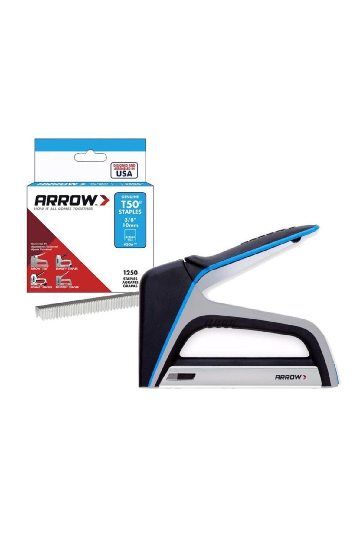 ARROW T50x 6-12mm Profesyonel Mekanik Zımba Tabancası + 1250 Adet Zımba