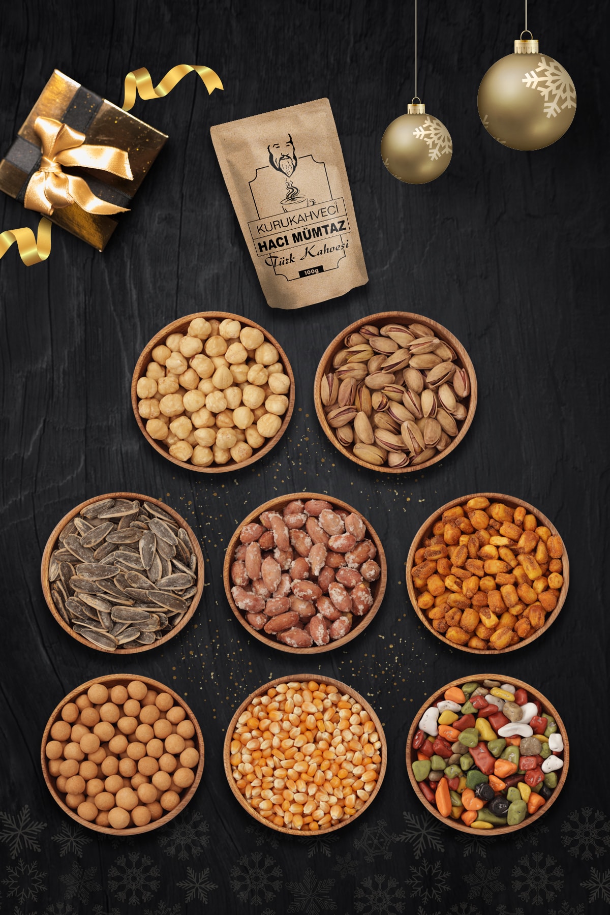 Hacı Mümtaz 1958 Yılbaşı Çerez Sepeti Lüks