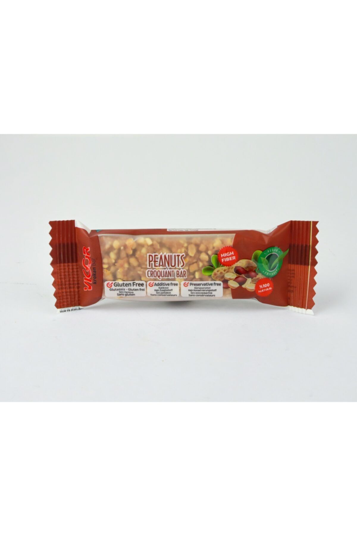 Vigor 3 Lü Yer Fıstıklı Krokan Bar 35gr * 3 Ad