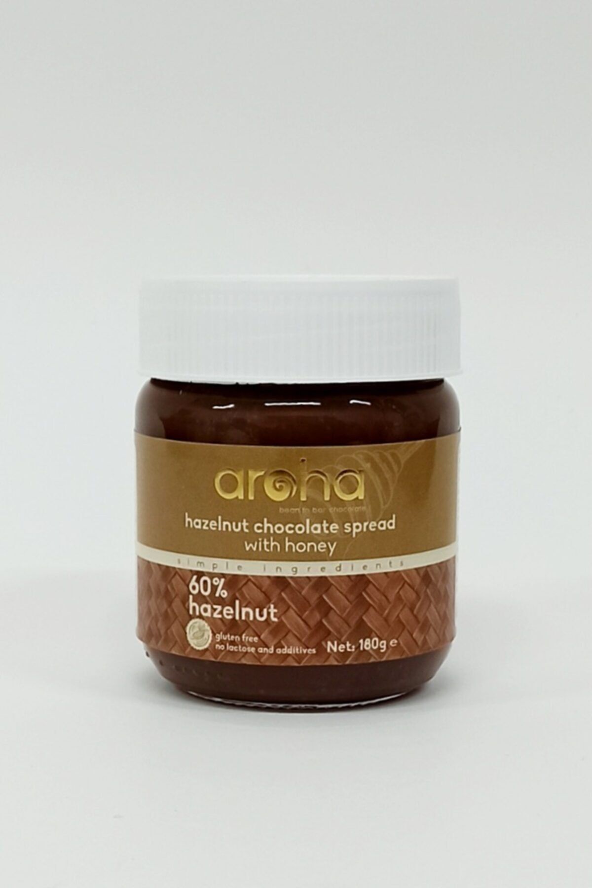 AROHA Çikolatalı Fındık Kreması - Organik Ballı (360gr)