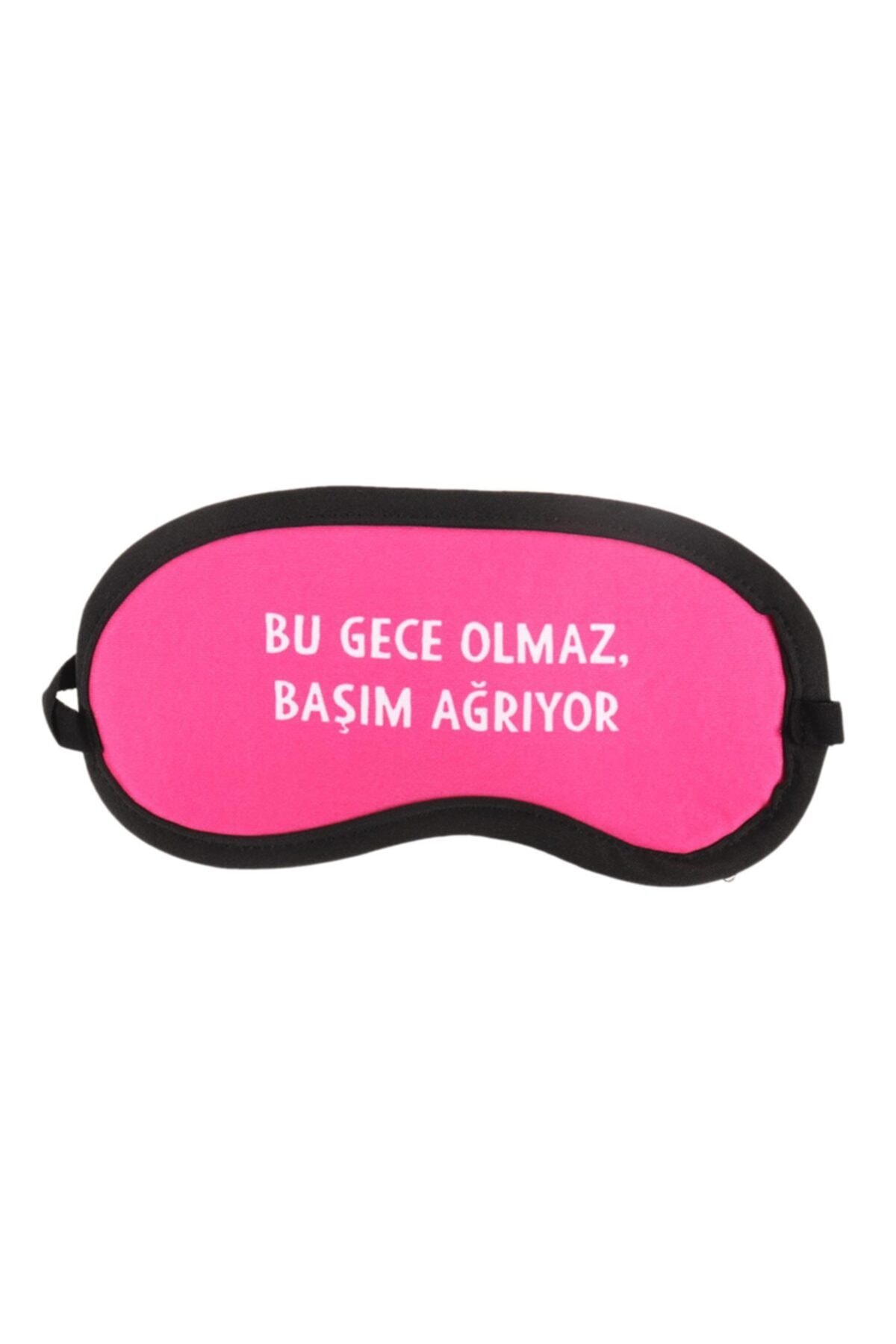 Attach Bu Gece Olmaz Başım Ağrıyor Tasarım Uyku Bandı-göz Bandı