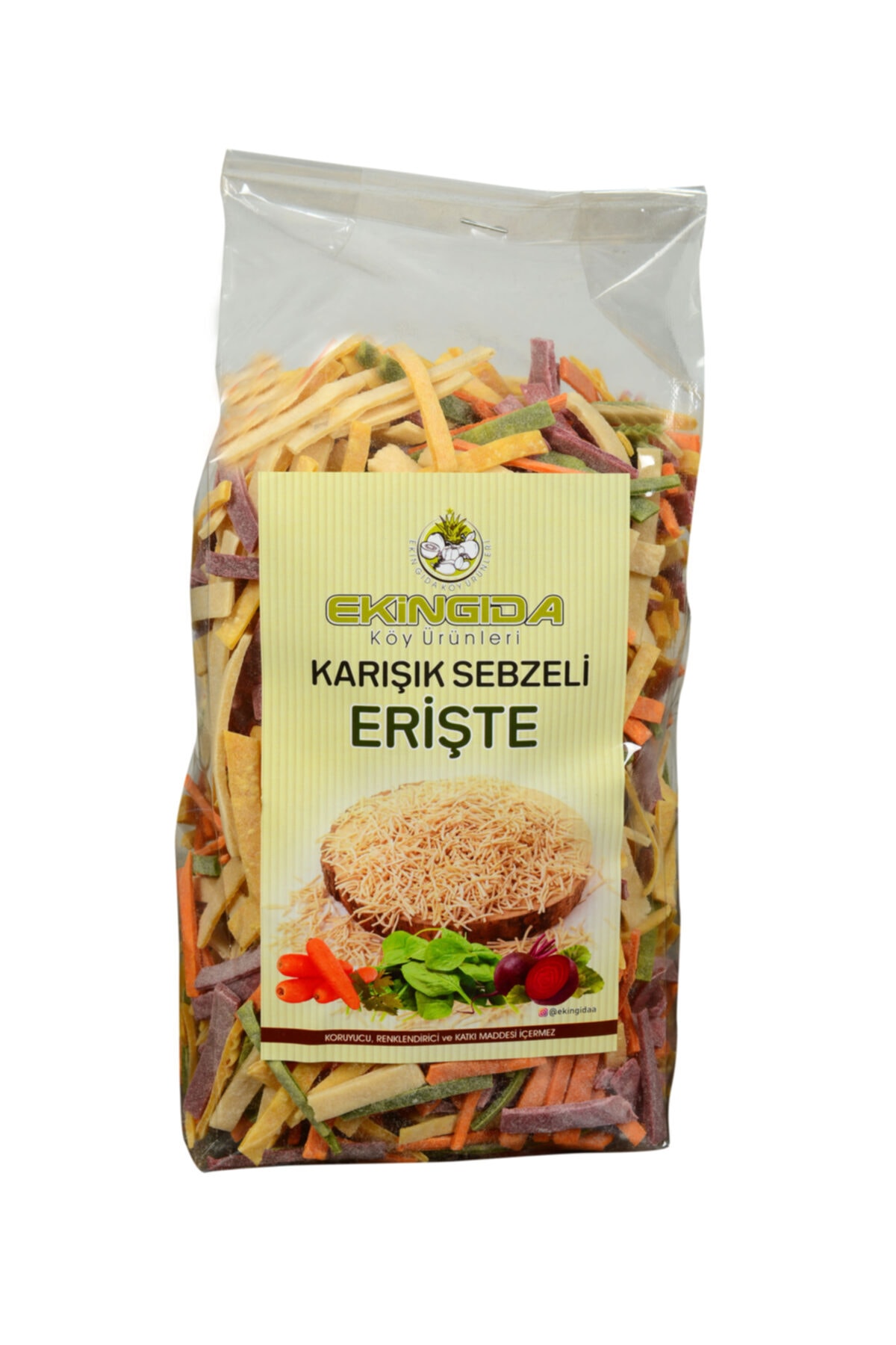 Ekin Gıda Köy Ürünleri Karışık Sebzeli Erişte
