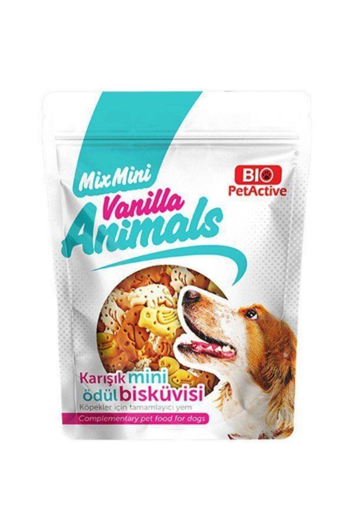 Bio PetActive Köpek Ödül Bisküvisi Vanilla Animals 200 Gr