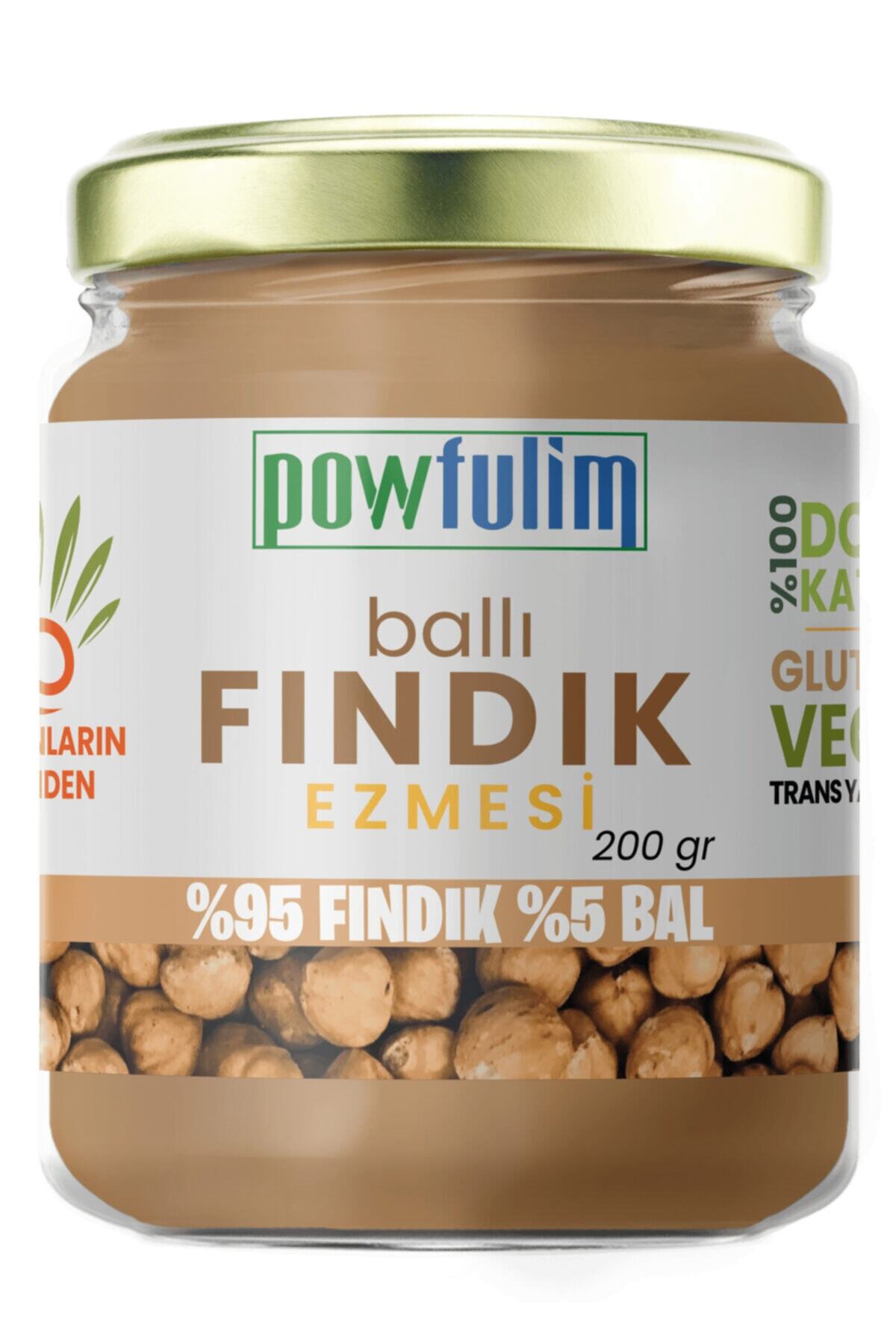 powfulim Ballı Fındık Ezmesi 200gr