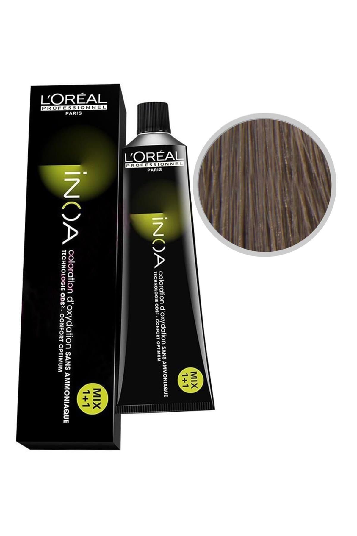 İNOA Boya 7,1 Küllü Kumral Amonyaksız 60 ml