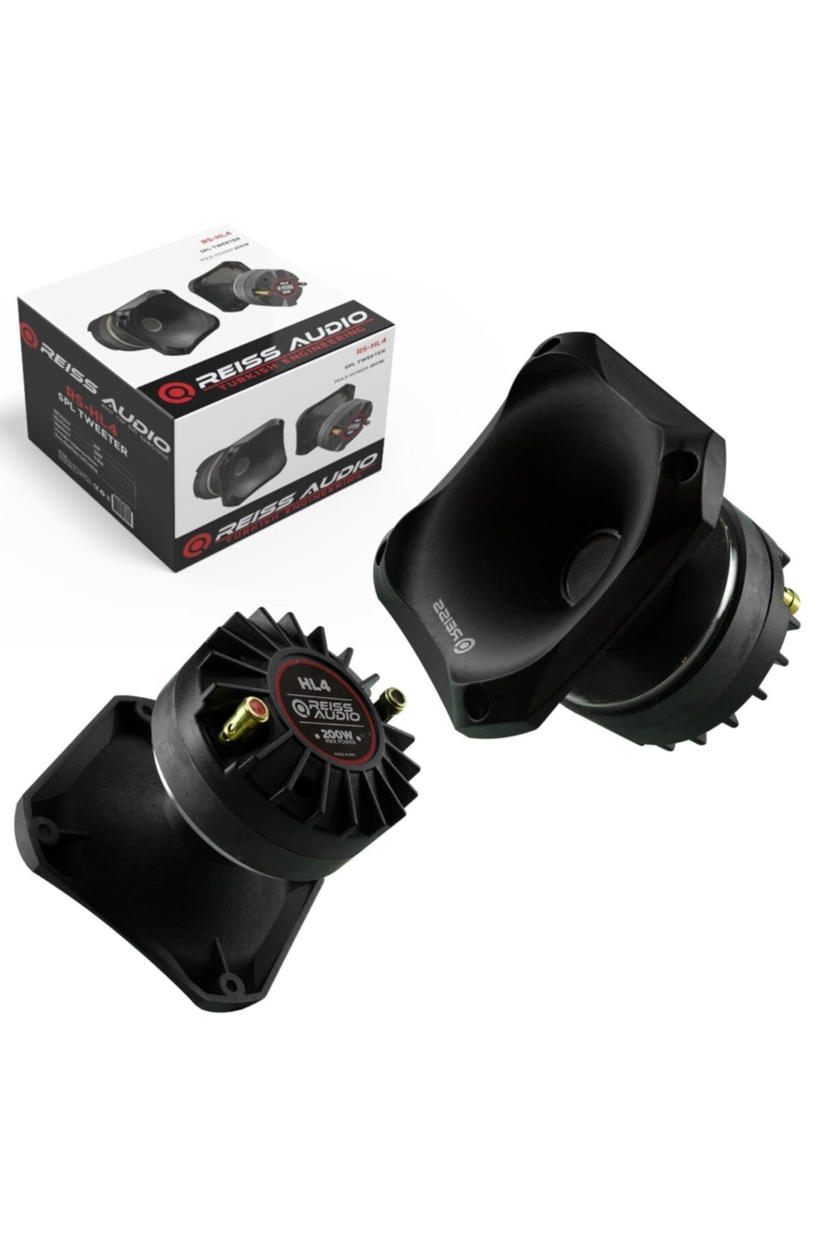 Reiss Oto Tweeter Kare 200w 1 Adet Reıss Audıo Rs-hl4