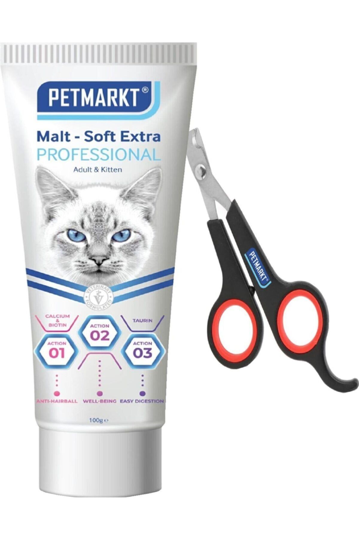 Pet Markt Petmarkt Prof. Kedi Maltı Tüy Yumağı Önleyici Yetişkin Ve Yavru Için Ve Kedi Köpek Tırnak Makası