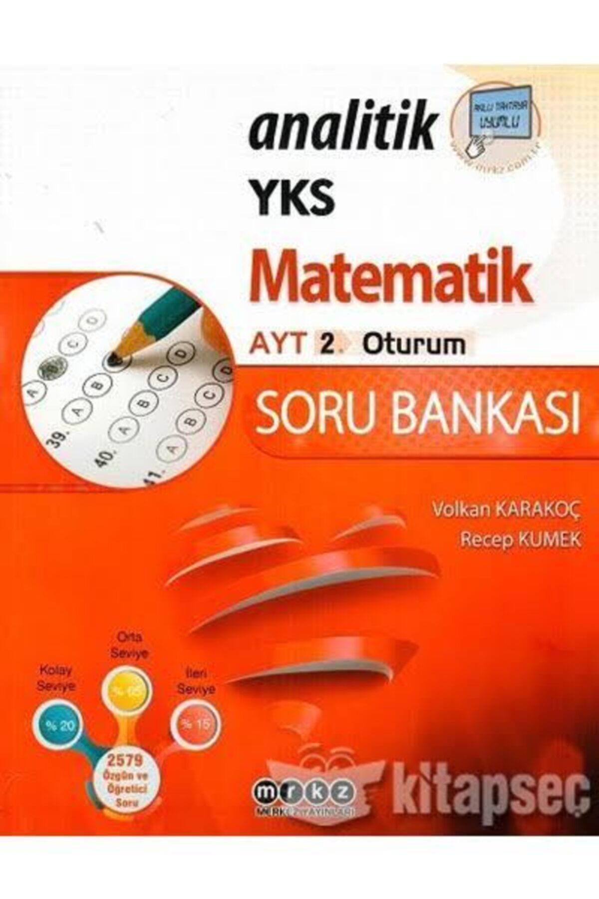 MERKEZ Analitik Ayt Matematik Soru Bankası 2020