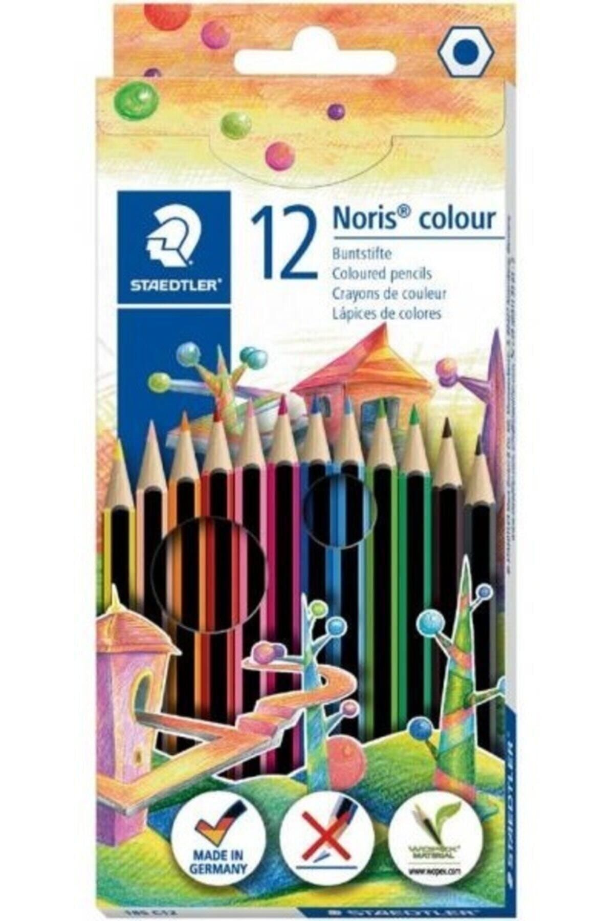Staedtler 12 Renk Kuru Boya Kalemi 185 C12