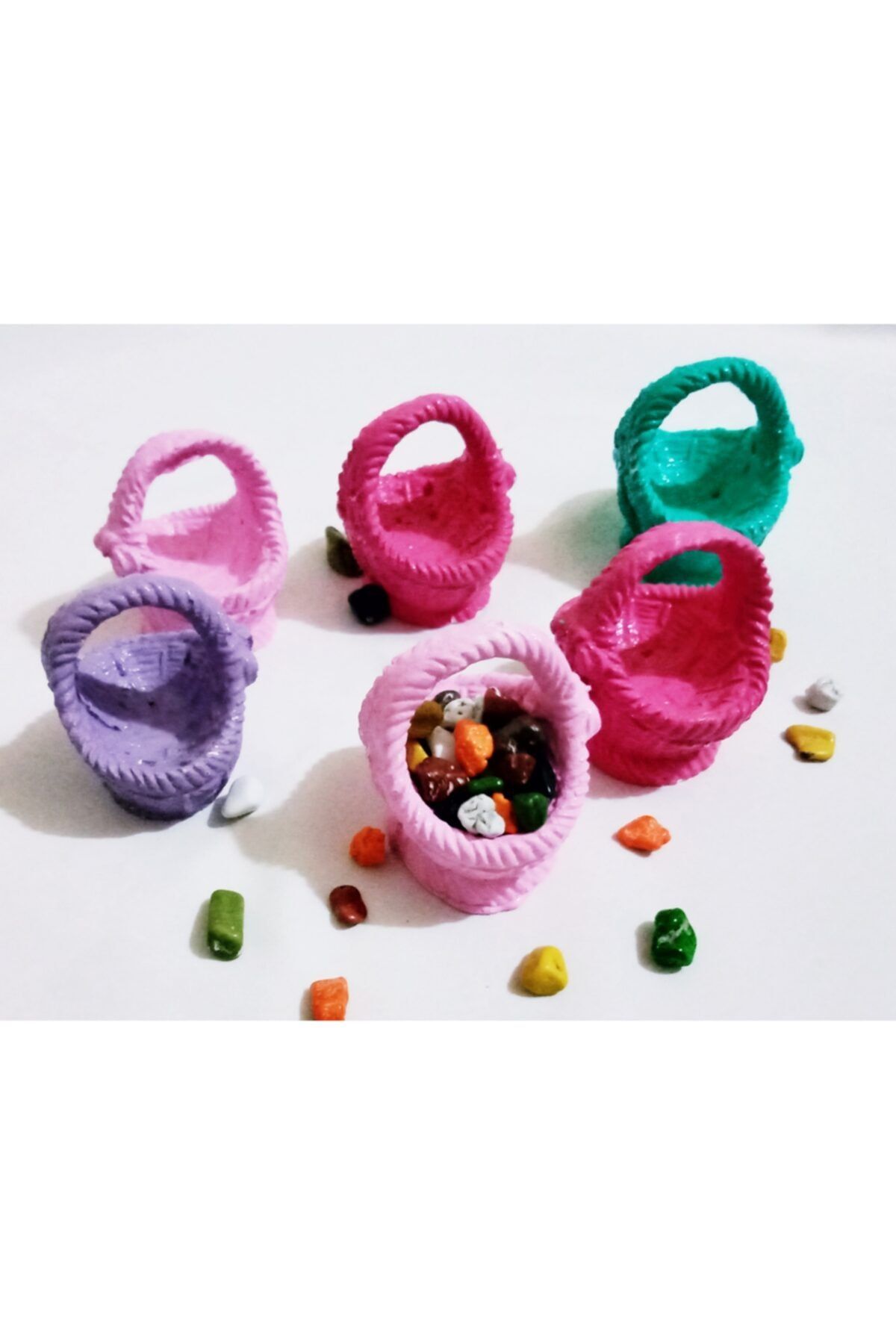 Raya collection Kahve Yanı 6 Lı Mini Sepet Sunumluk