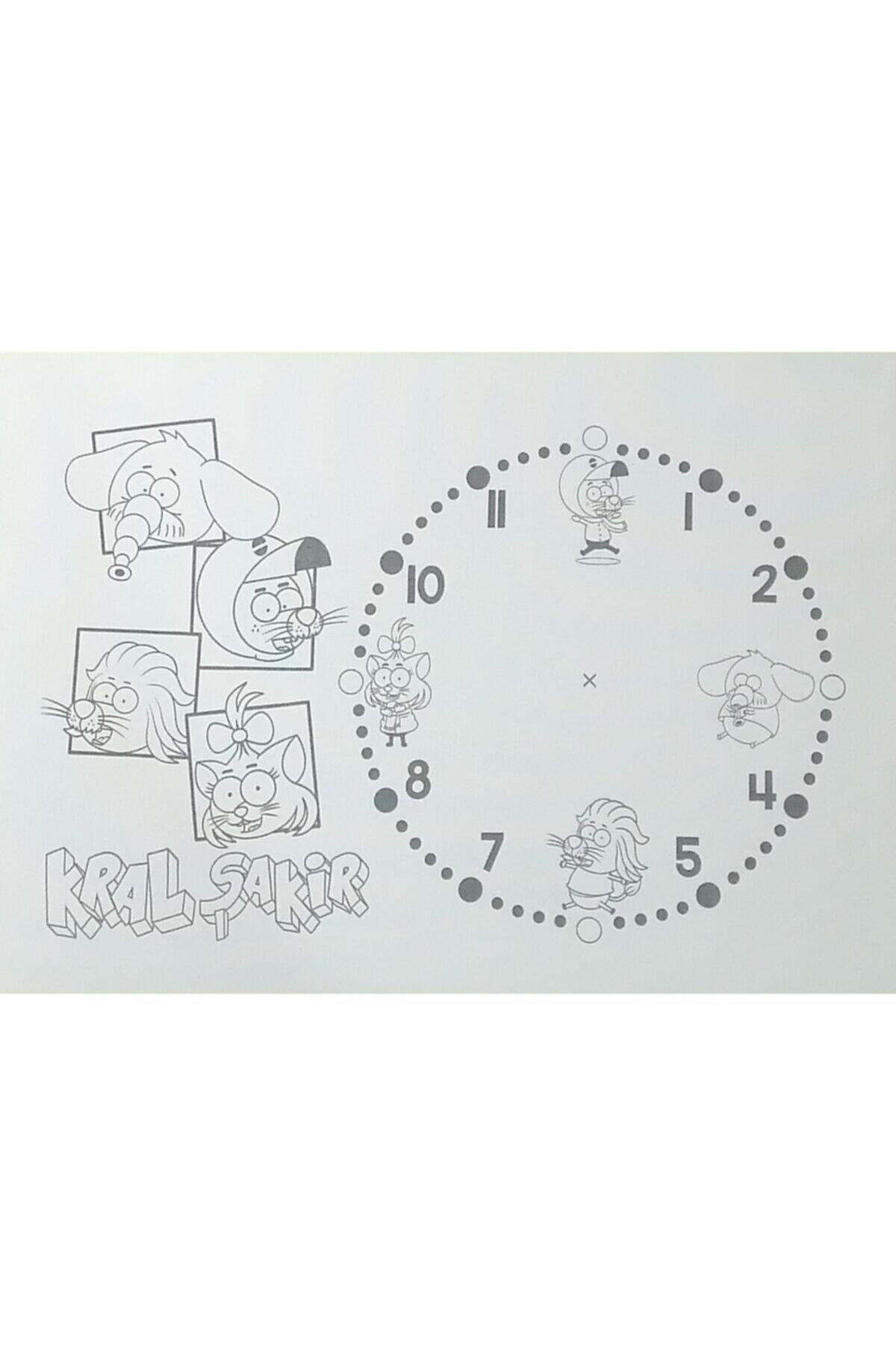 Bubu Kral Şakir Tuval Saat Boyama 35x25 Mm