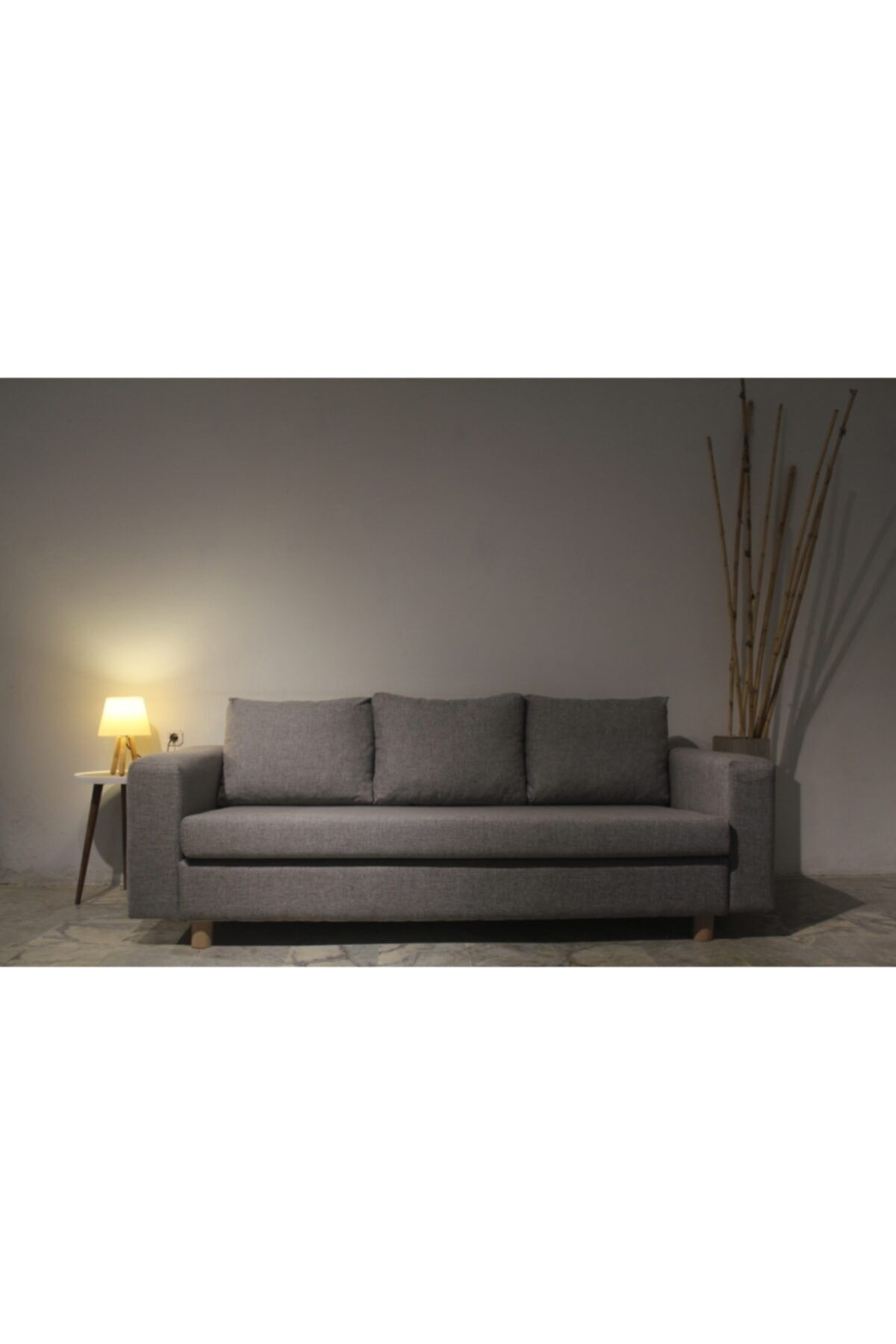 HAMMAK Koala Sofa Kanepe Açık Gri Keten