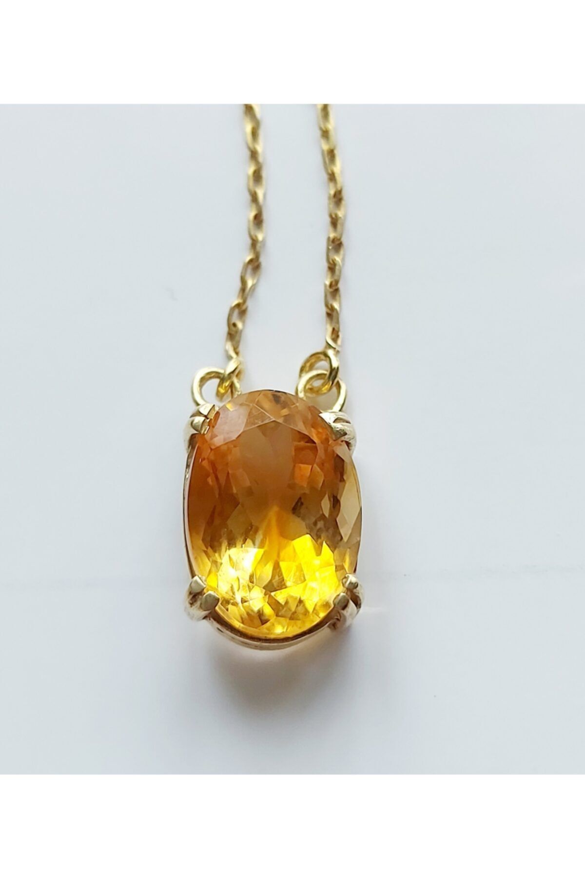 Monde More Citrine Kolye